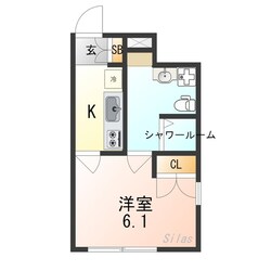 グレースアレイ西院の物件間取画像